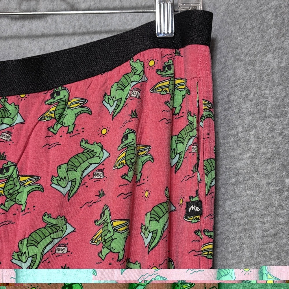 Me Undies Lounge Pants - Alligator On The Beach Theme - XL - Picture 3 of 8